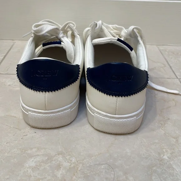 JCREW - WHITE & STRIPED “ROAD TRIP”  SNEAKERS - Picture 9 of 9